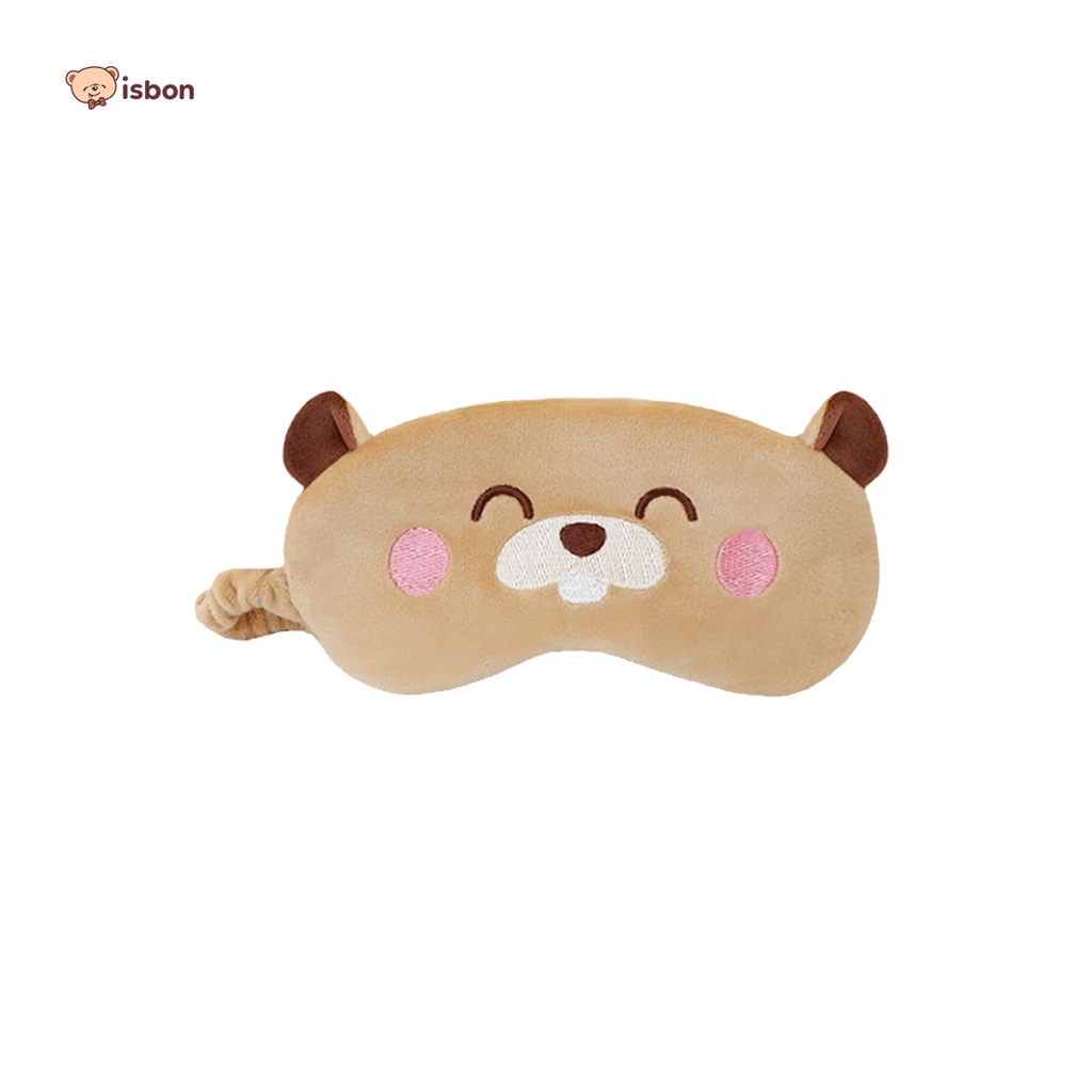 Bantal Leher Karakter Rabbit sweet dream dan Berang-Berang Beaverly 2 in 1 Penutup Mata Eye Mask Nyaman Digunakan Mudah Dibawa by Istana Boneka