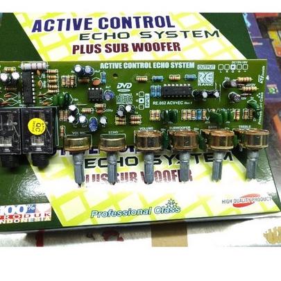 ➷ Kit tone control stereo mic echo subwoofer karaoke ◊
