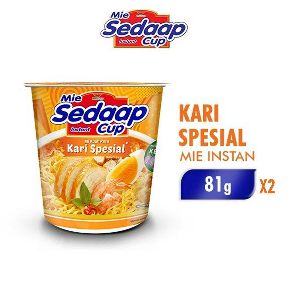 

♠ SEDAAP Mie Instan Cup Kari Spesial 81 GR x 2