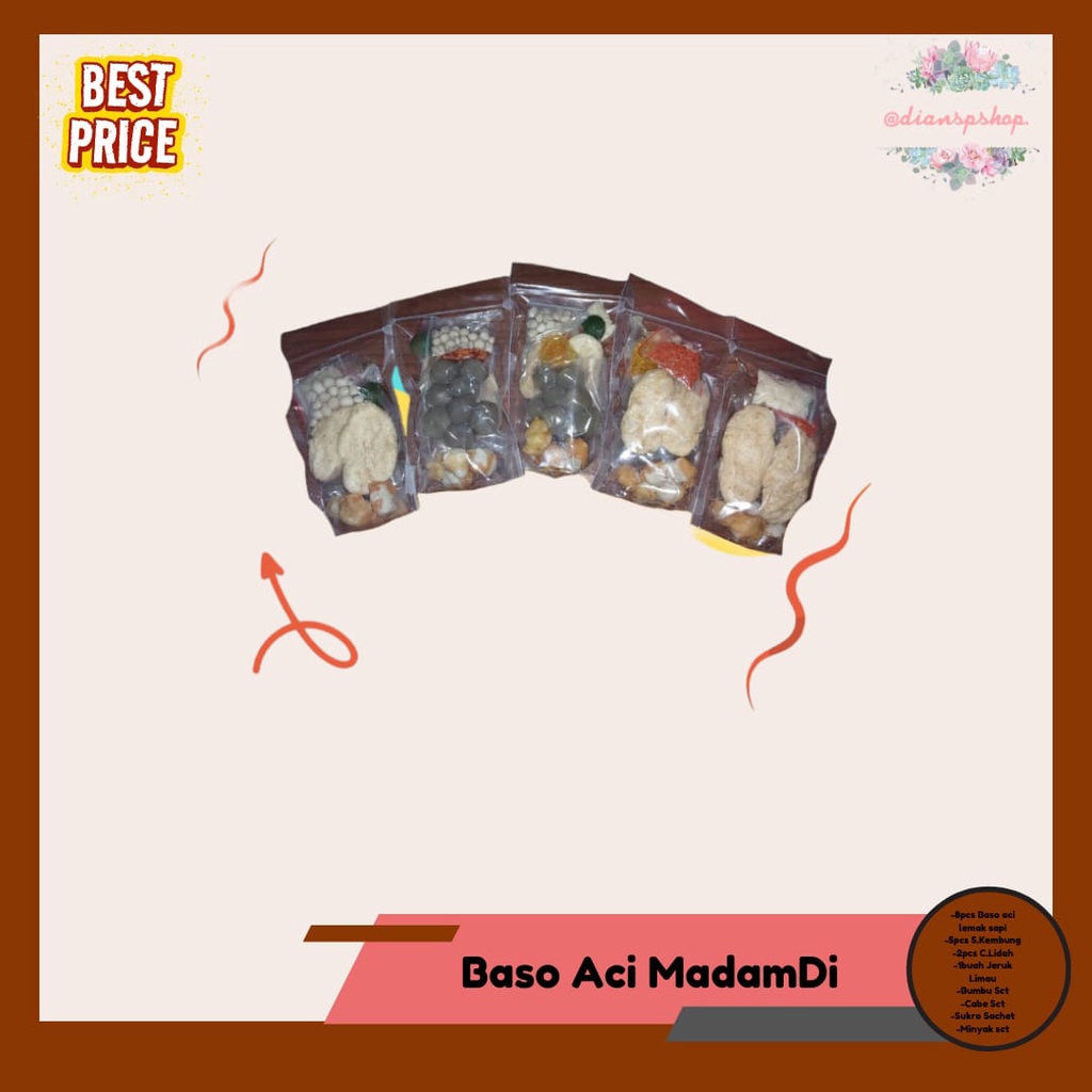 

Baso Aci BoCi MadamDi isi Gajih || dianspshop.