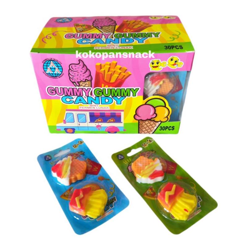 

2.2 F⚡ASH SALE AAA Gummy Candy KENTANG Box isi 30 pcs ,.,.,.,,