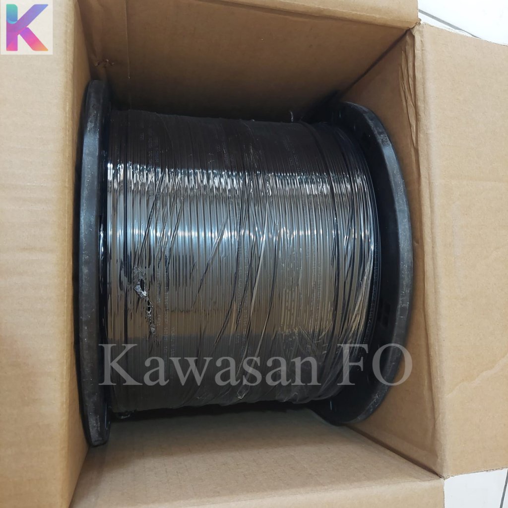 Dropcore / Dropwire 1 Core 3 Seling YOFC /Drop Cable 1C 1000M Kabel FO FTTH