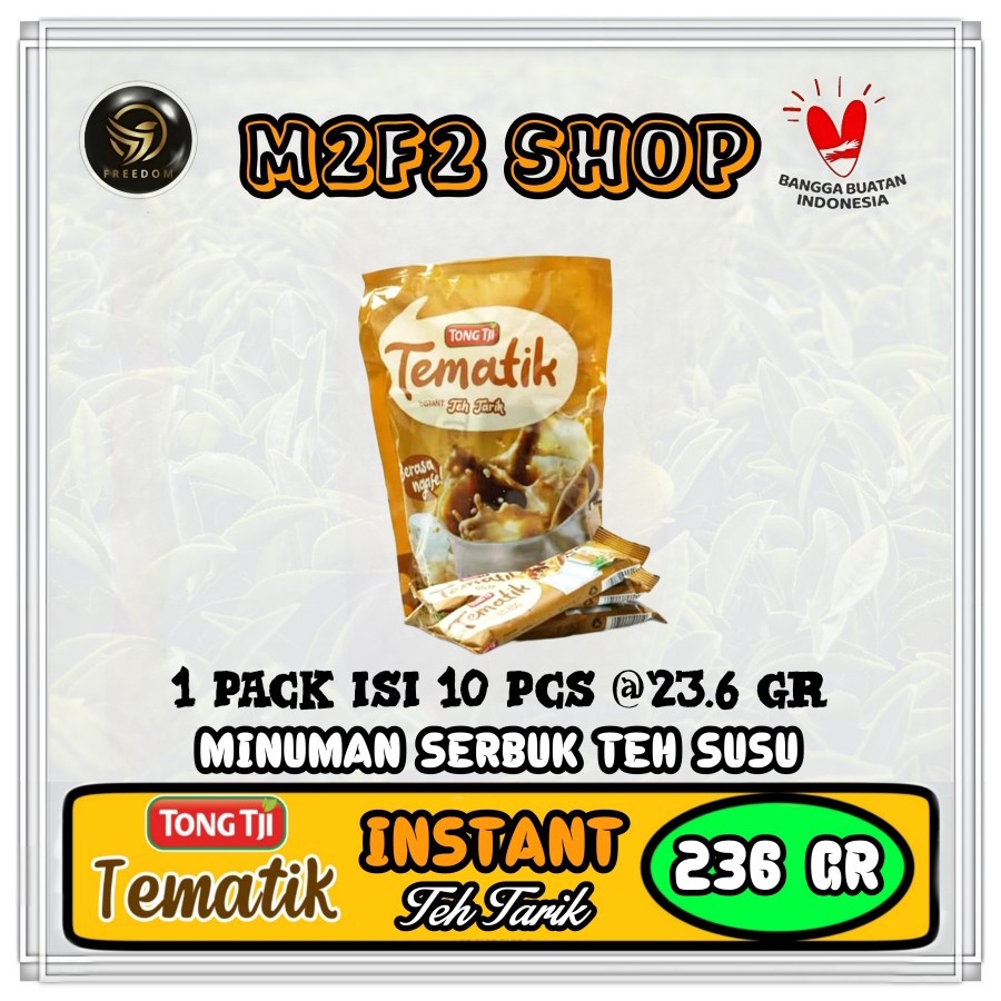 

Teh Bubuk Tong Tji Tematik Rasa Susu | Tarik Tea Bag - 23,6 gr (Kemasan 1 Pouch)