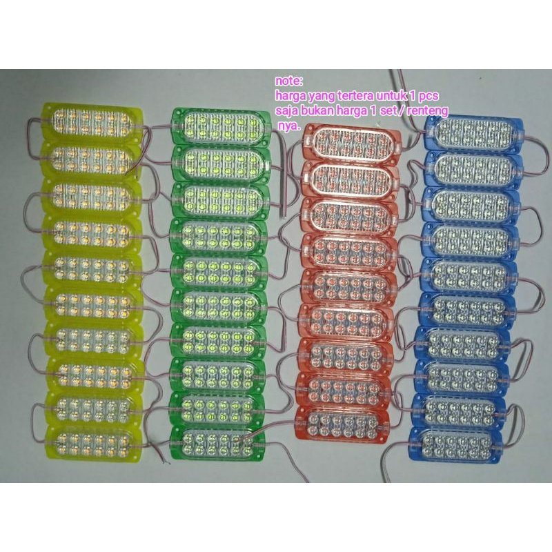 LAMPU LED MODUL 12MATA ULTRASONIC SMD 12VOLT WATERPROOF