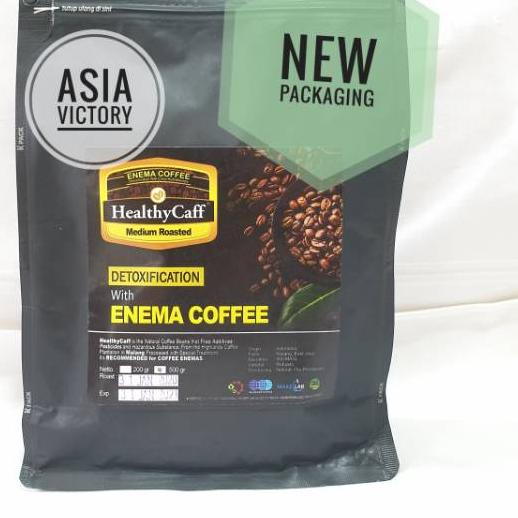 

☇ HealthyCaff 500gr Medium Roasted Healthy Caff Kopi Organik Enema ✻