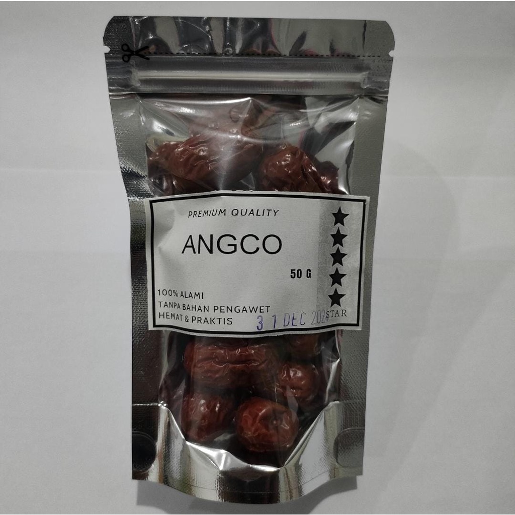 Angco 50gr / Kurma Cina / Hongzao / Red Dates / Kurma Merah