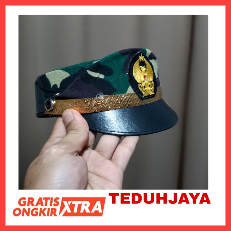 topi tni ad anak / topi tni anak laki2 / topi tentara nasional indonesia