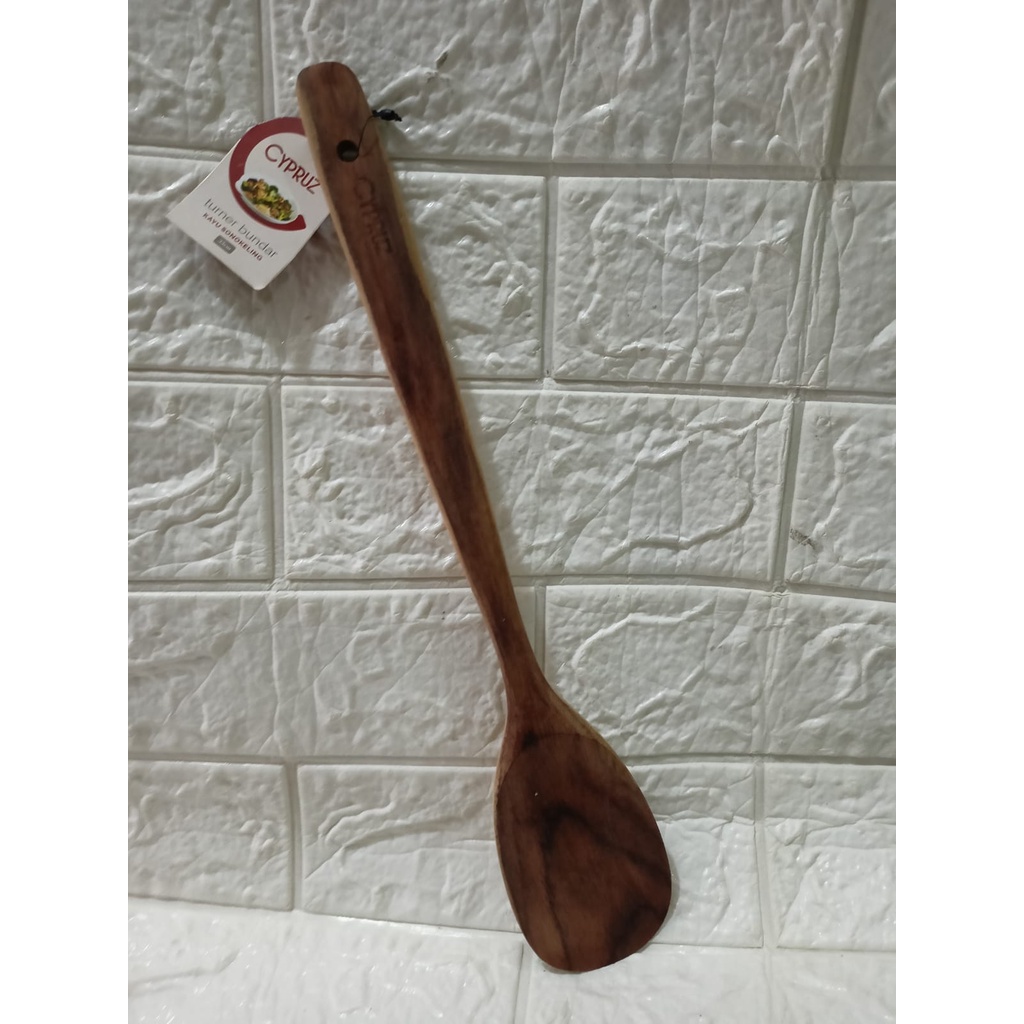 SPATULA KAYU / CYPRUZ TURNER BULAT