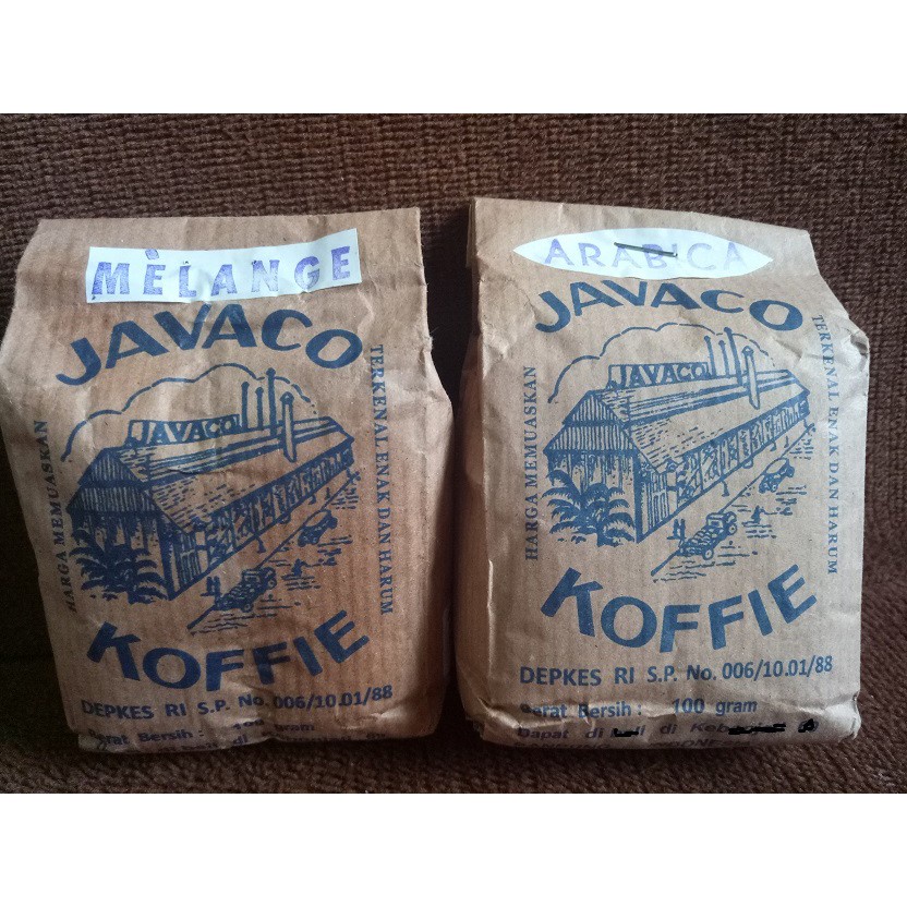

KOPI JAVACO BANDUNG / ARABICA / ROBUSTA - 100 GR - Kopi Legendaris / Indonesia Coffee