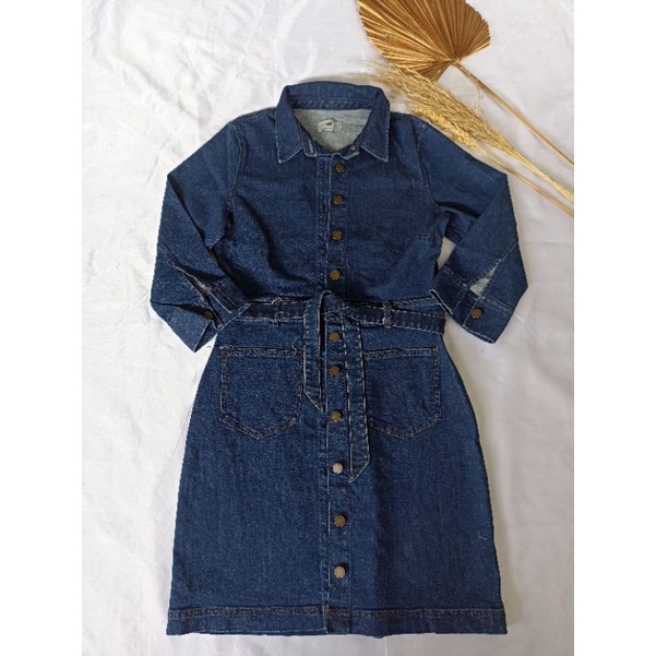 DRESS DENIM WANITA  AN_TAYLOR