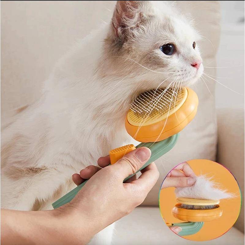 SISIR GROOMING     Sisir Kucing Murah    Sisir Kucing Anjing Self Cleaning Grooming Brush