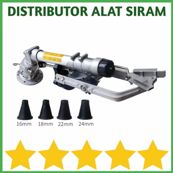 Sprinkler Sprinkler Big Gun 2 Inchi 63.5 M Alat Siram Rain Air Kebun Ladang Debu