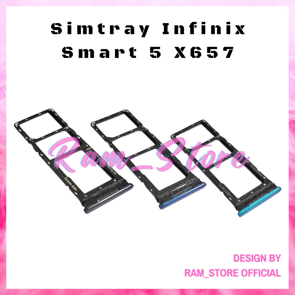 Sim Tray Simlock Infinix Smart 5 X657 Tempat Kartu Sim