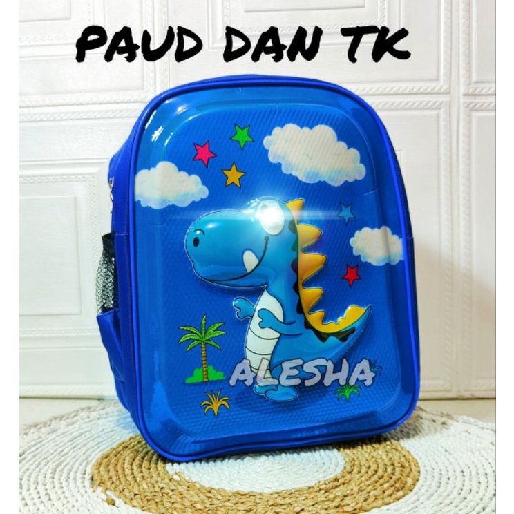 Tas Ransel Sekolah Dasar Paud TK LED Gambar Timbul Murah