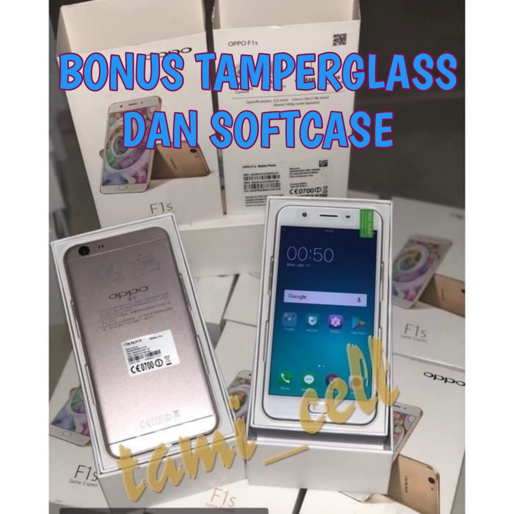 OPPO F1S RAM 4+64 GB GARANSI DISTRIBUTOR 1 TAHUN