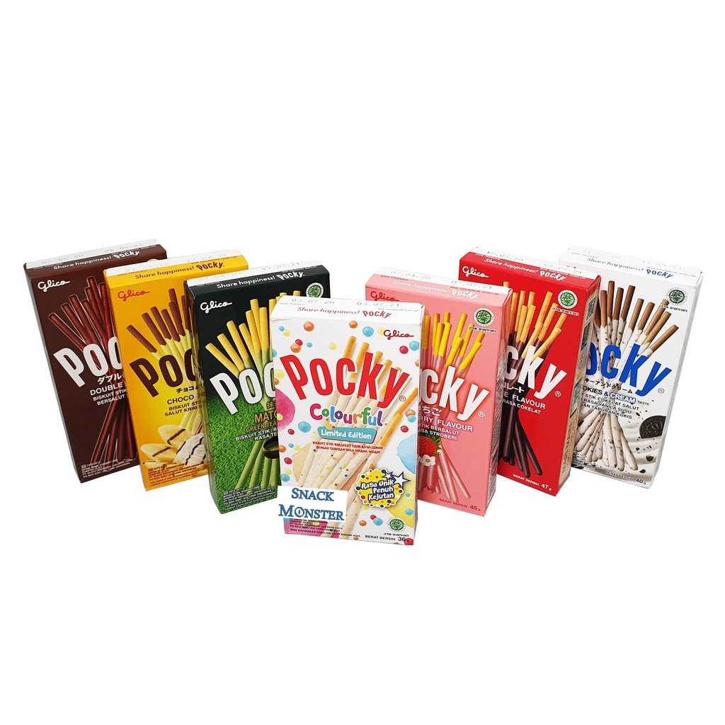 

Glico Pocky Regular - Biskuit Stik Salut Coklat