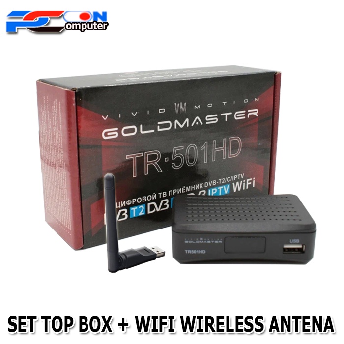 SET TOP BOX plus ANTENA WIFI 2.4Ghz