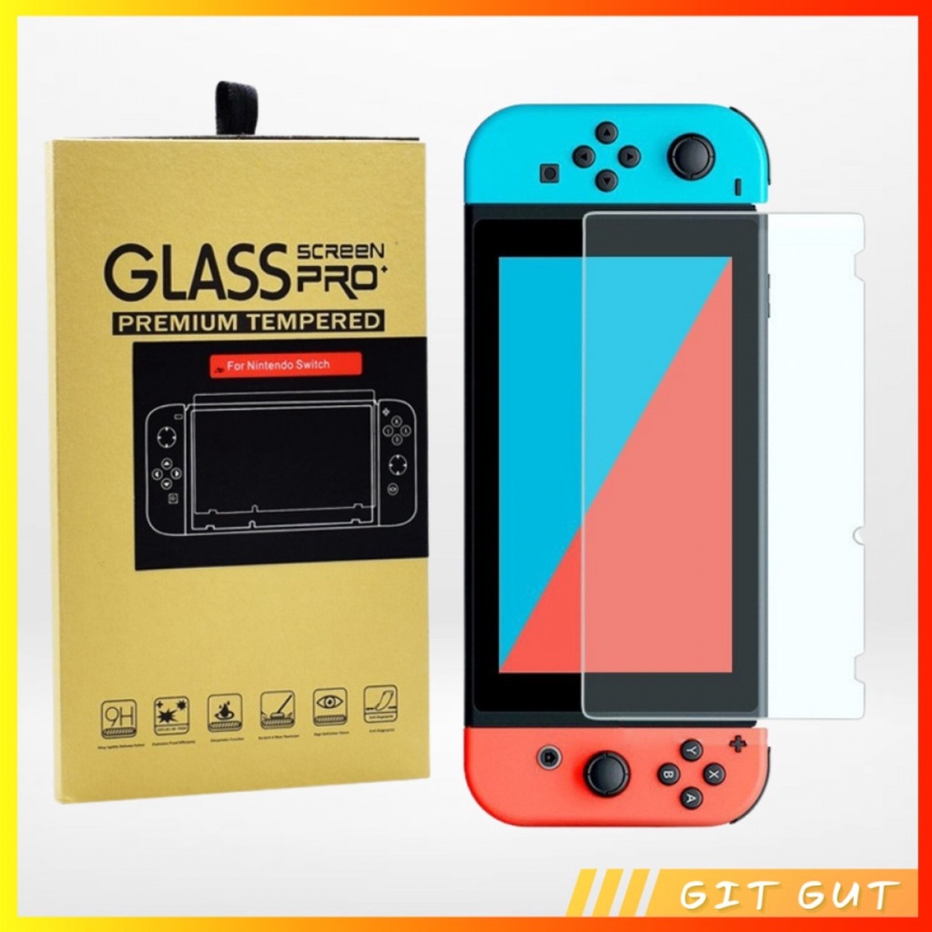 Nintendo Switch  V1 V2 Temper Tempered Glass Anti Gores Kaca