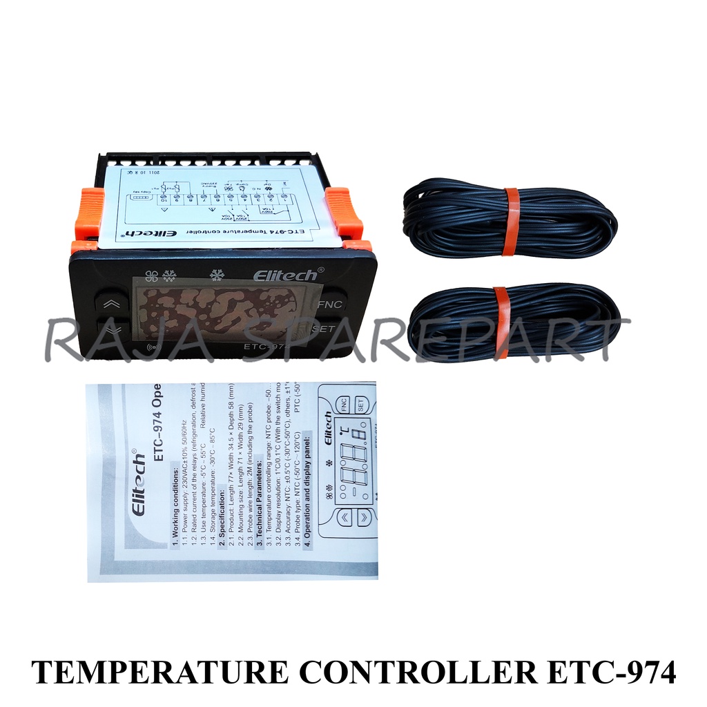 DIGITAL THERMOMETER/TEMPERATURE CONTROLLER ETC 974