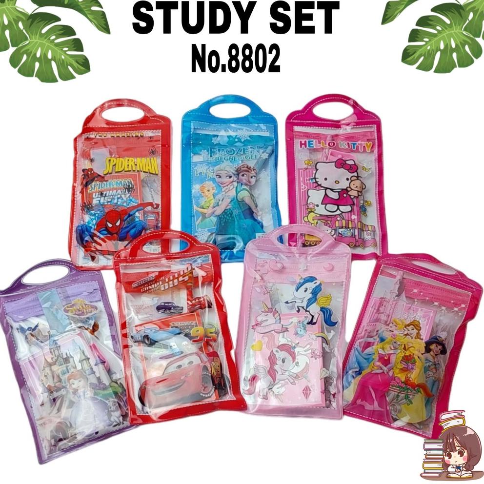 

Q25 Set Alat Tulis / Study Set / Paket Alat Tulis / Stationery set 8802 TREND TERKINI ↔