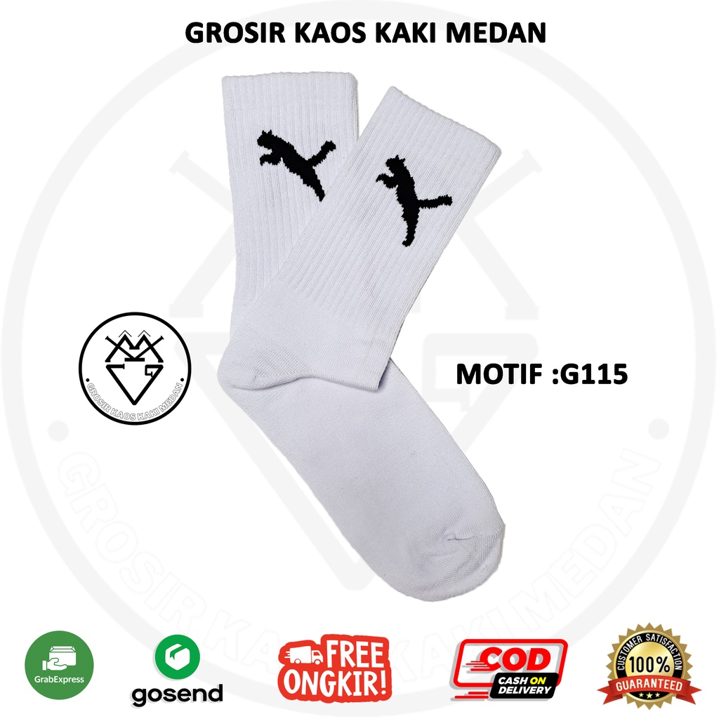 DISKON KAOS KAKI SKATE OLDSCHOOL MOTIF G115 CEWEK COWOK