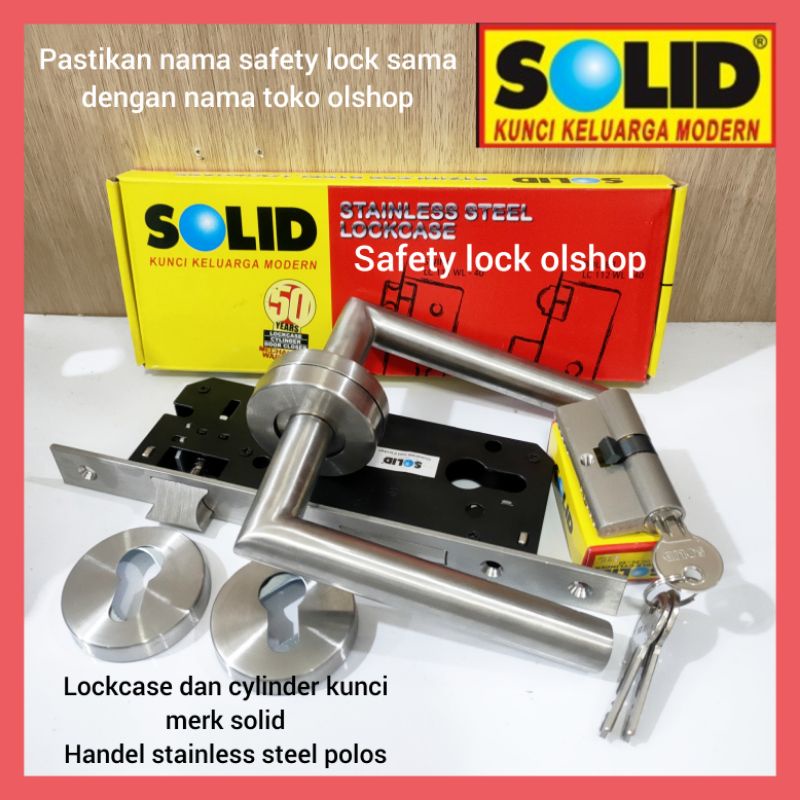 handel pintu solid dan handel stainless steel