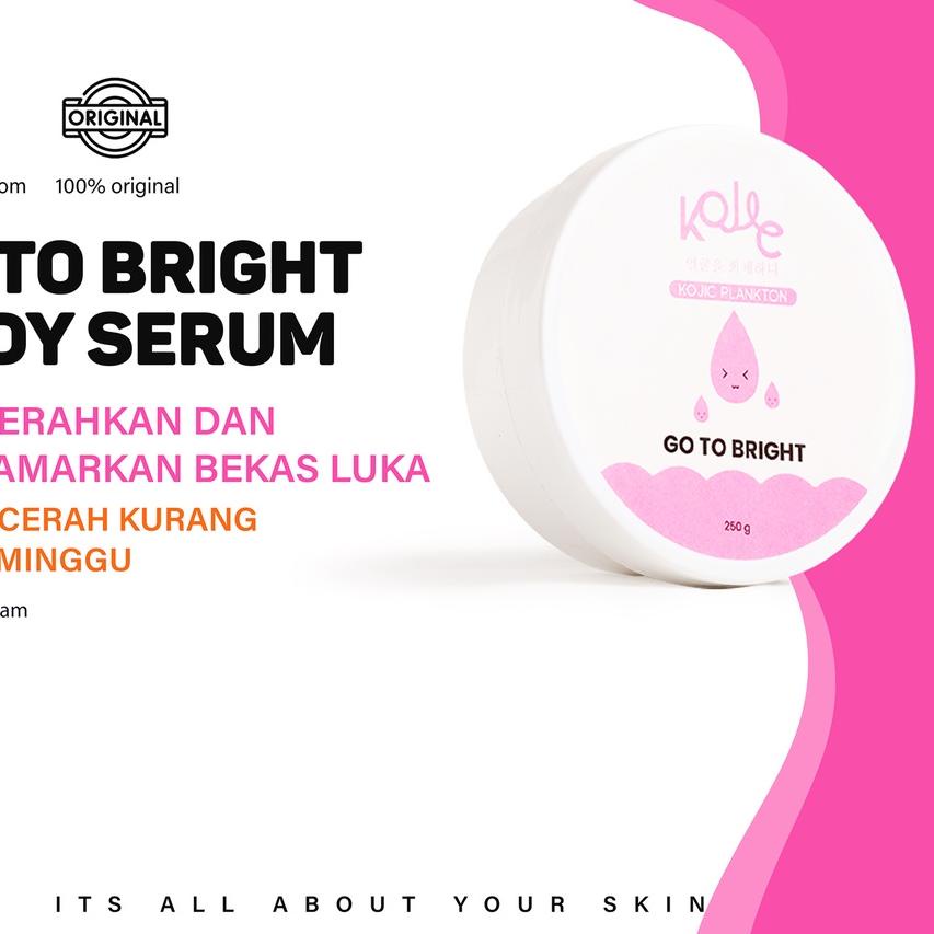 ➤ Body Serum Go to Bright by Kojic Plankton ➩