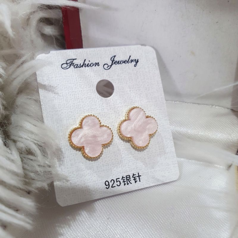 Anting Premium lapis Silver925 Perak kilau Premium Anti Karat anti alergi Anting Branded import 988