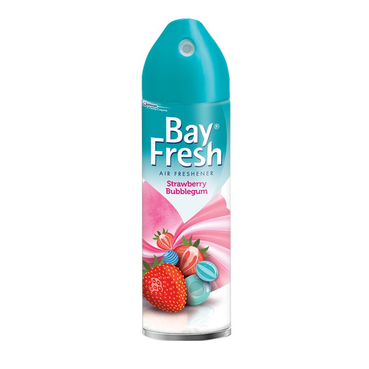 BAYFRESH AEROSOL 320ML STRAWBERRY BUBBLEGUM