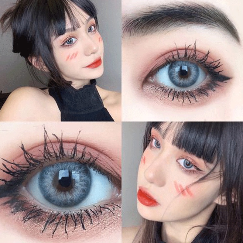 SOFTLENS NATURAL KOREA NEW MORE DUBAI (NORMAL) SOFTLENS 1 PAKET LENGKAP CAIRAN DAN ALAT 14MM-14.5MM MINUS 0.00 BIG EYES LENSA WARNA SOFLEN MODEL TERBARU 2022 BEAUTYEYE BLACK-TAYLOR-GRAY🔥