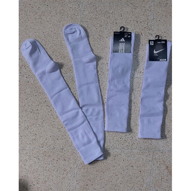 1pcs,kaos kaki putih panjang di atas,LONG.lutut,overknee.Dewasa,unisex,paskibra,bola,