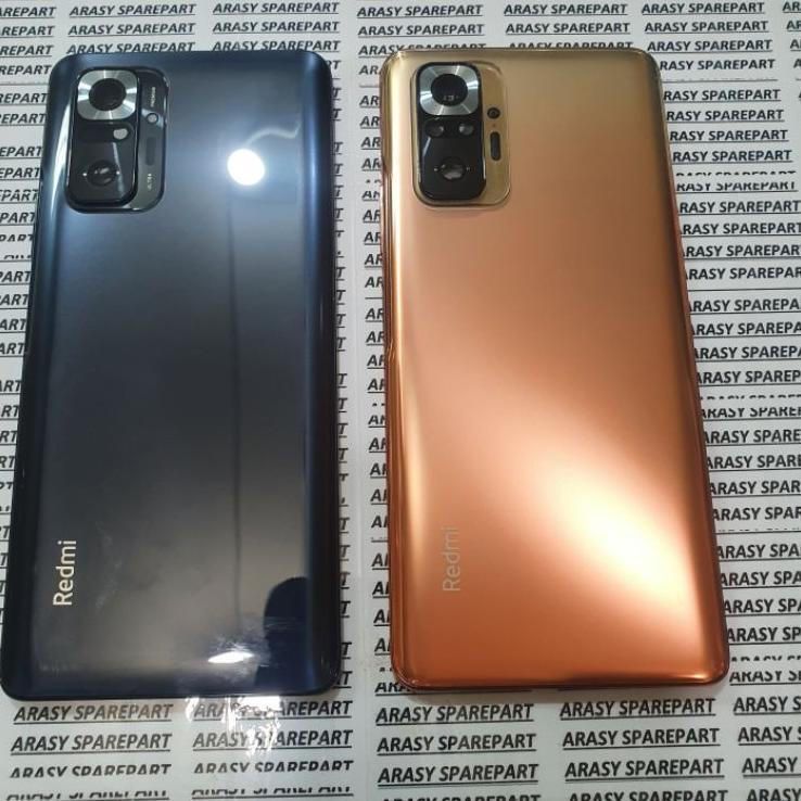 ➴ BackDoor BackCover Casing Housing Fullset Xiaomi Redmi Note 10 Pro ori - Onyx Grey ☊