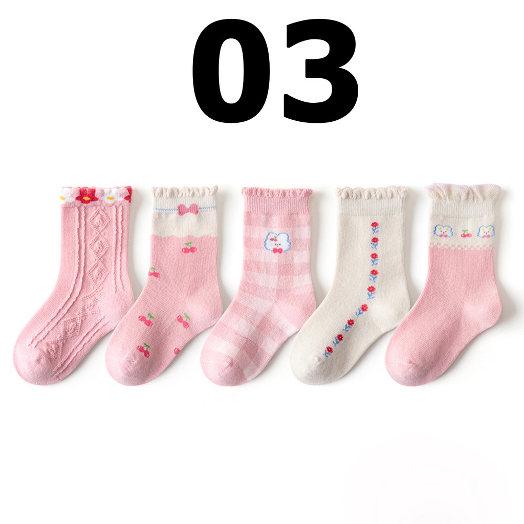 PROMO 12.12 PUNCAK Okaybaby B270 Kaos Kaki Anak Perempuan (Harga Tercantum Itu Per 1 Pasang) Motif Terbaru Karakte Lucu 1-9 Tahun