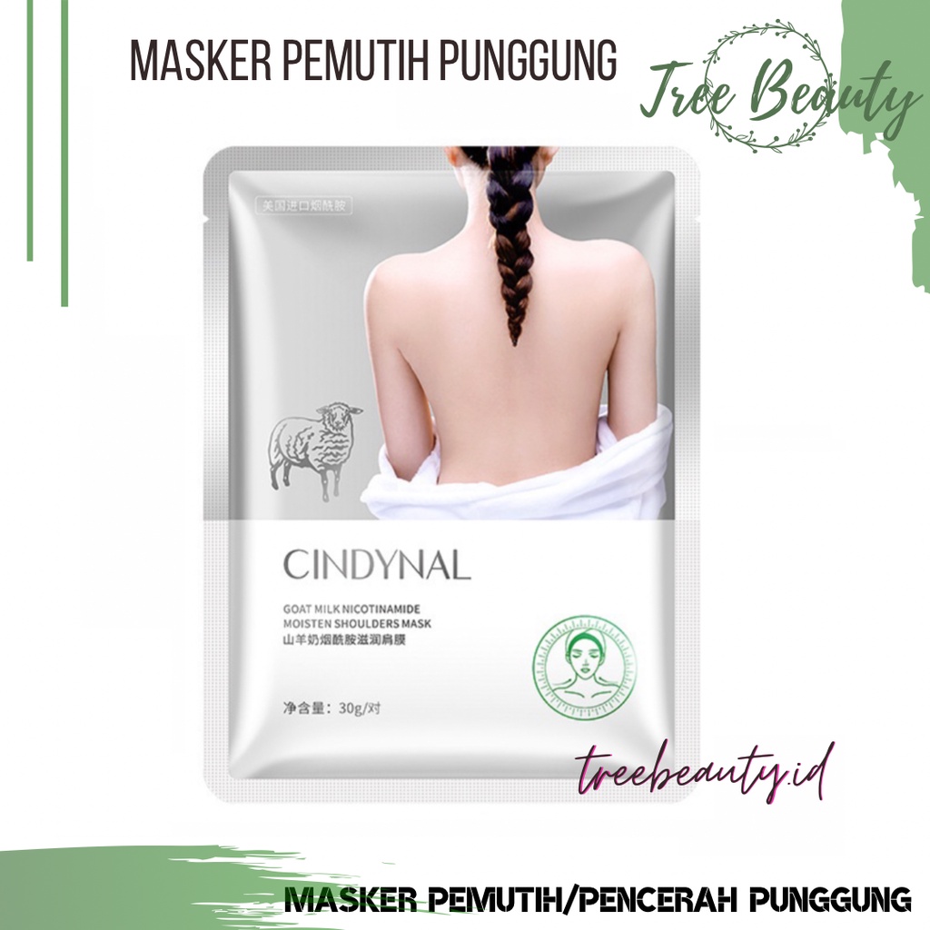 Cindynal Masker Pemutih Pencerah Punggung Bahu Tubuh Badan - Goat Milk