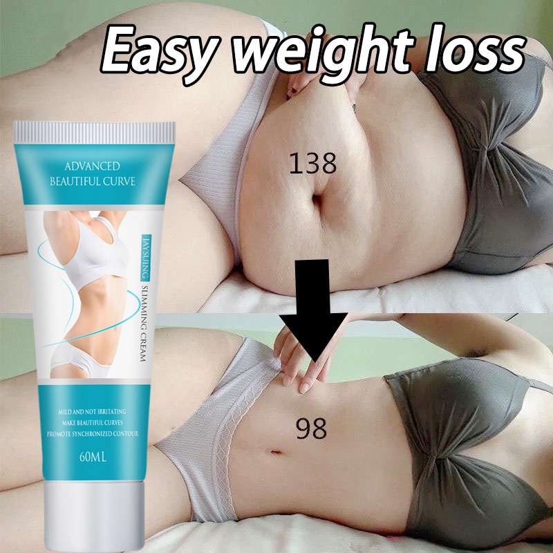 Slimming Cream Krim Pelangsing Pembakar Lemak Melembabkan Mengencangkan Kulit Untuk Perut Paha dan Lengan-60ML