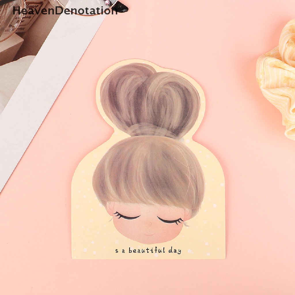 [HeavenDenotation] 100pcs Jepitan Packing Kertas Kartu Boneka Lucu Kartu Pajangan DIY Dikemas Kartu HDV