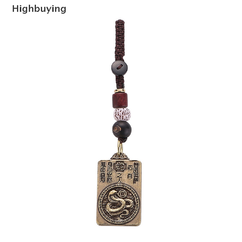 Hbid Zodiak Antik Patronus Buddha Zodiak Gantungan Kunci Handmade Perhiasan Pria Zodiak Liontin Keychain Untuk Wanita Pria Jimat Glory