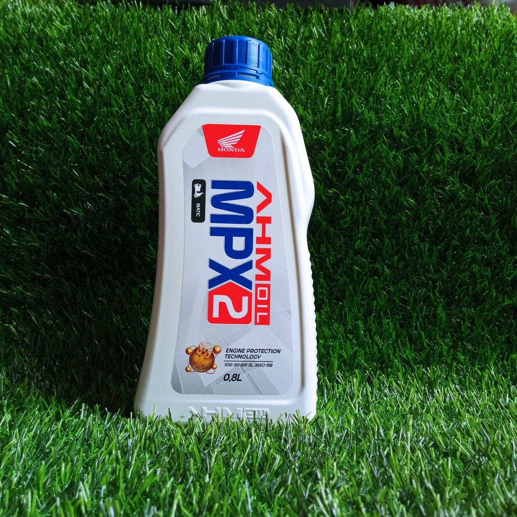 OLI AHM MPX 2 MATIC 10W 30 SL OLI MESIN MPX 2 MOTOR MATIC HONDA VARIO BEAT SCOOPY(100% original bisa