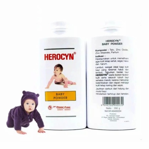 BABY POWDER* BEDAK HEROCYN* BEDAK ALERGI 100 &amp; 200g