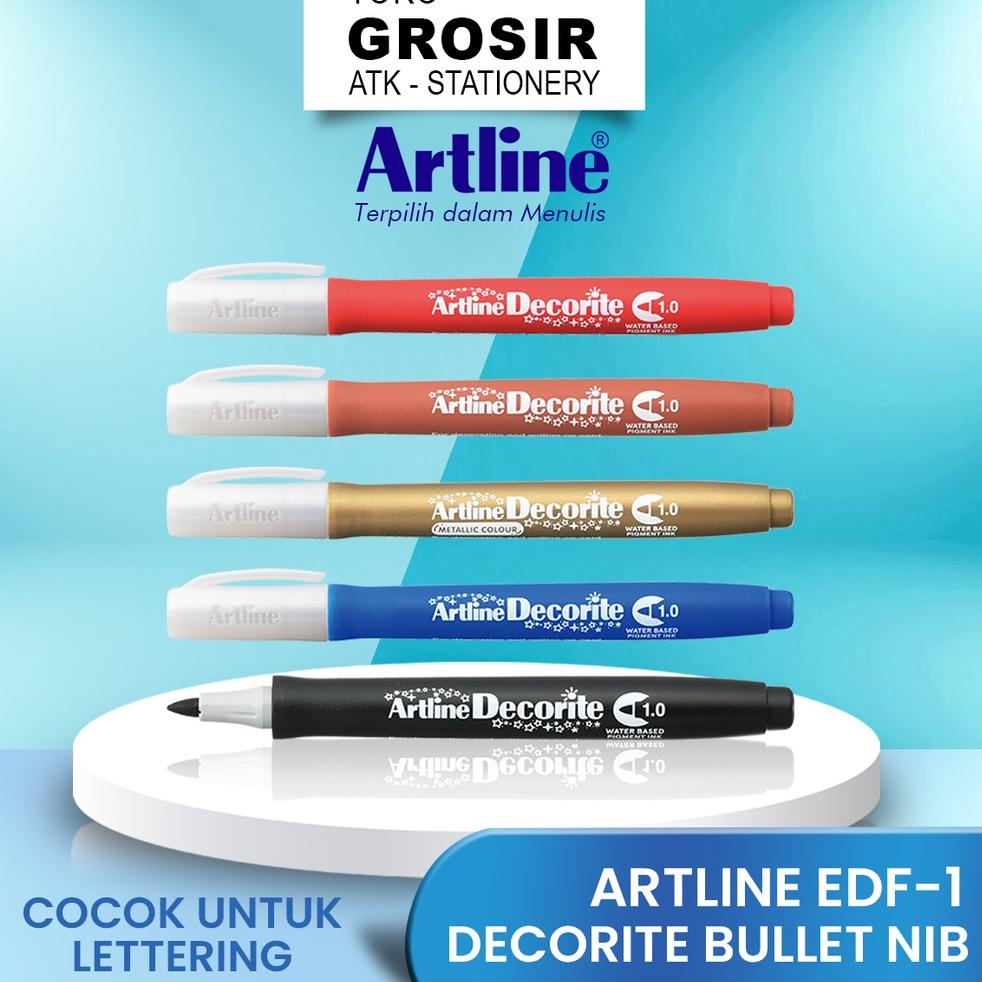 

Q81 GROSIR Spidol ARTLINE Supreme Decorite Bullet Nib Marker EDF-1 PROMO MURAH ベ