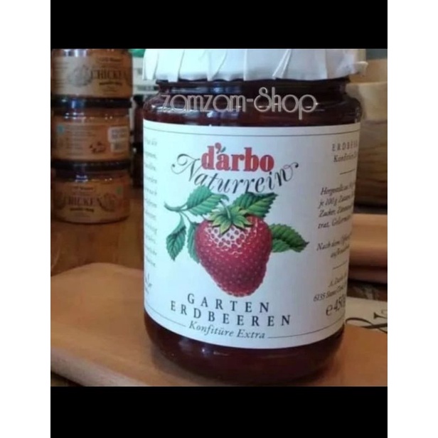 

darbo selai strawberry jam 450gr spread