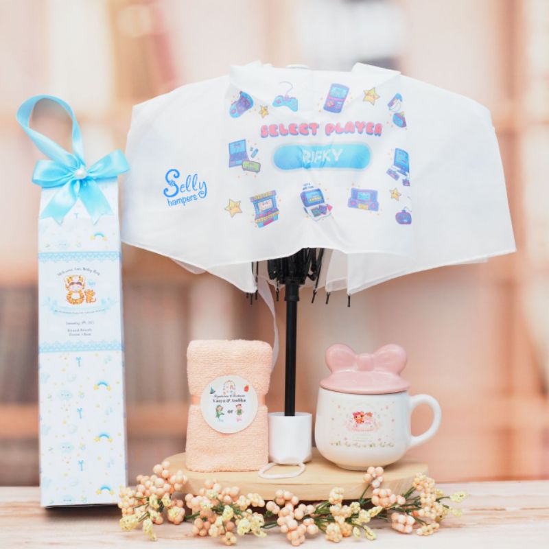 Souvenir Kelahiran Bayi. One Month Hampers. Baby Born. Aqiqah