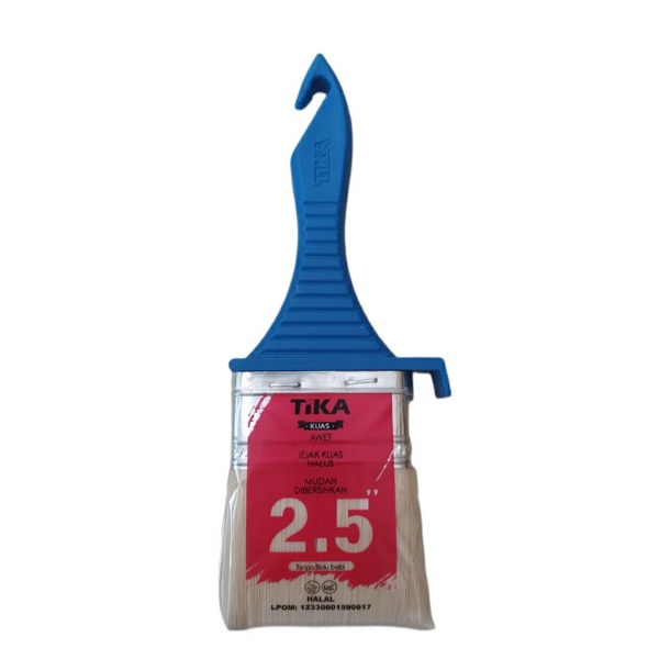

Kuas Cat TIKA 2,5" Inch Gagang Fiber Halal MUI Tanpa Bulu Babi
