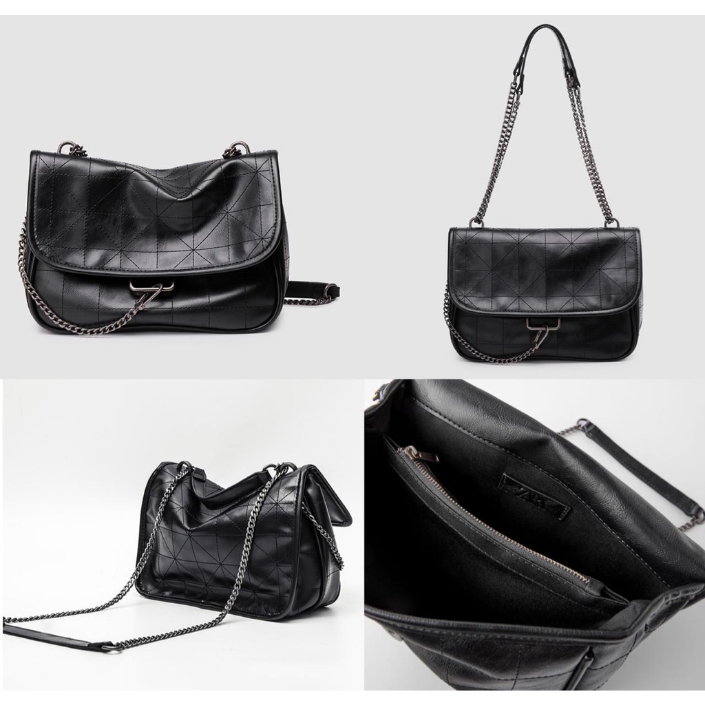 Tas Wanita Selempang Bahu cantik FT60 kulit leather 26 x 11 x 20 cm