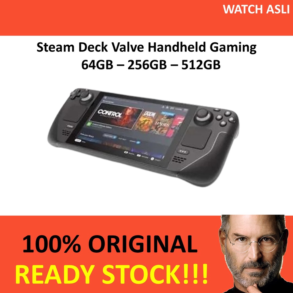 Steam Deck Valve Handheld Gaming 64GB 256GB 512GB Original 64 256 512