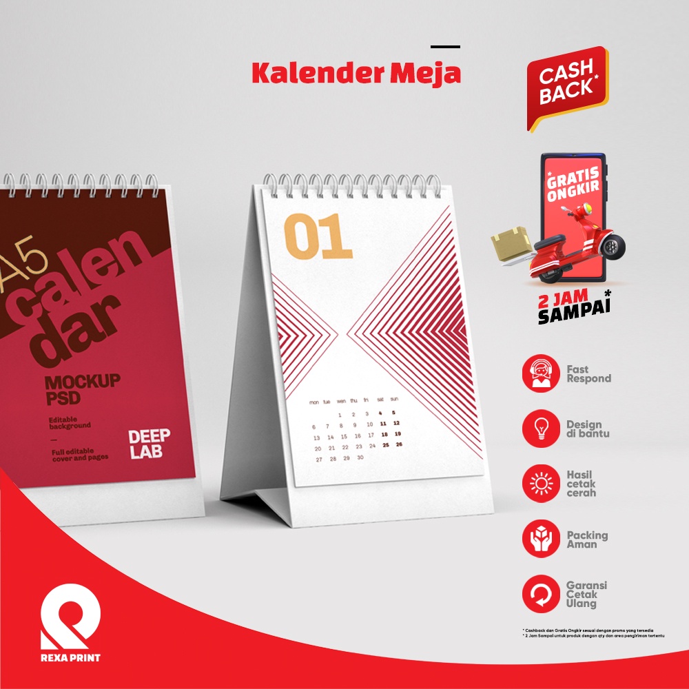 

Kalender Meja Custom . Kalender Duduk Custom | Spiral | A5