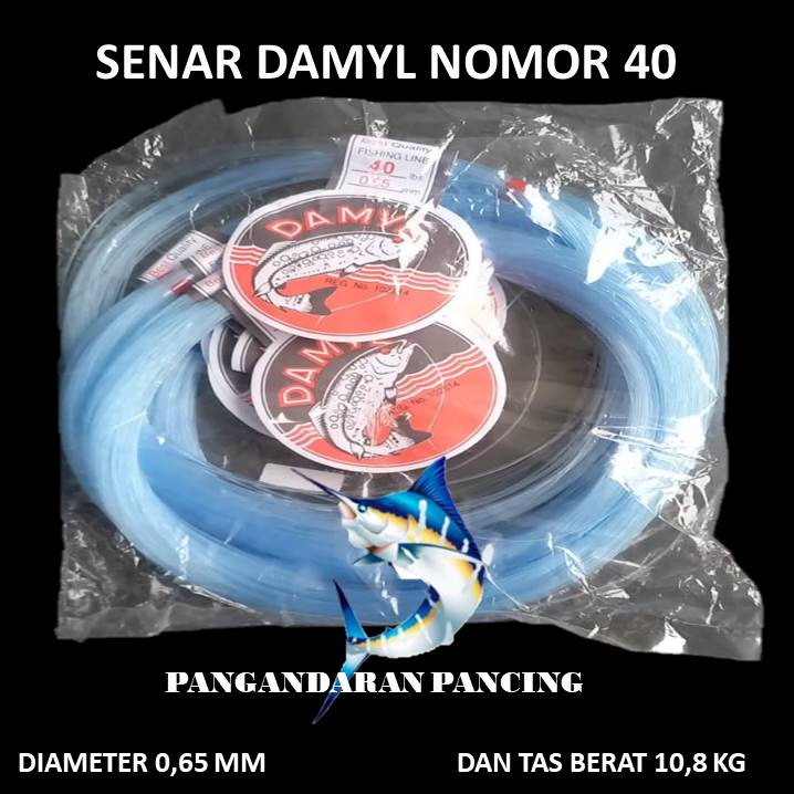 Senar Pancing Tali Senar Damyl Senar Pancing Senar Jala Tali Pancing Kenur Benang Tali Senar Damil N