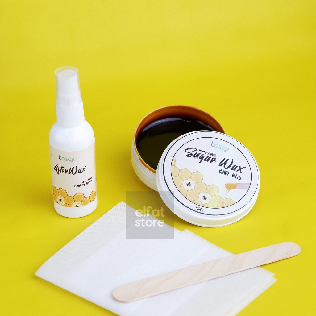 Sugar Waxing Kit Tosca Penghilang Bulu Ketiak  Alami Waxing Ketiak