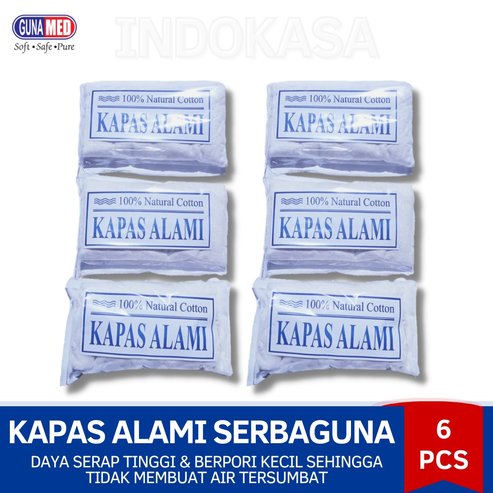 SS [Paket 6 PCS] Kapas Alami Zernii / Kapas Filter Air Zernii / Alami