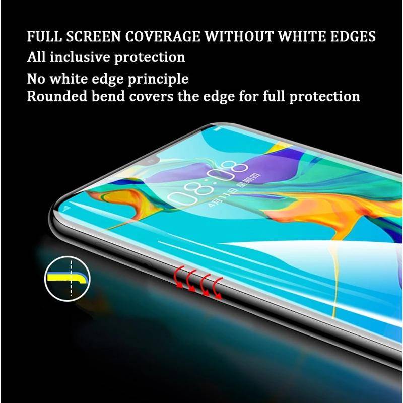 3pcs Untuk Huawei Mate50 40 30 20x10 Pro Lite 5G Hydrogel Film Full Screen Protector Film Case Untuk Huawei P50 P40 P30 Pro Plus Lite E